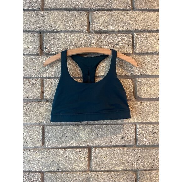 Lululemon Black Racerback Sports Bra Size S - Picture 1 of 5